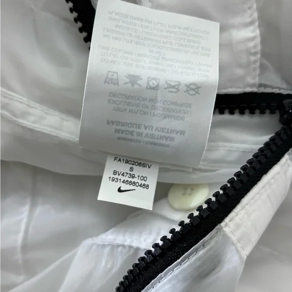 Nike Activewear Women's Sheer White Jumpsuit sz S